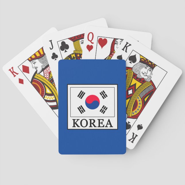 Korea Spielkarten (Rückseite)