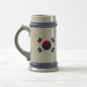 korea Süd Bierglas