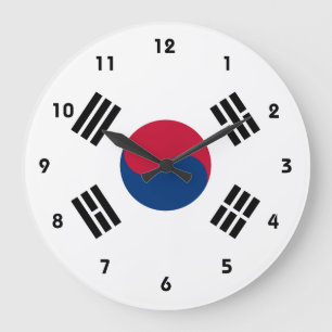 Korea Süd Große Wanduhr