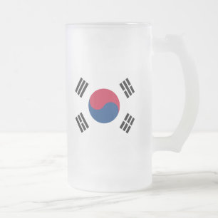 Korea Süd Mattglas Bierglas