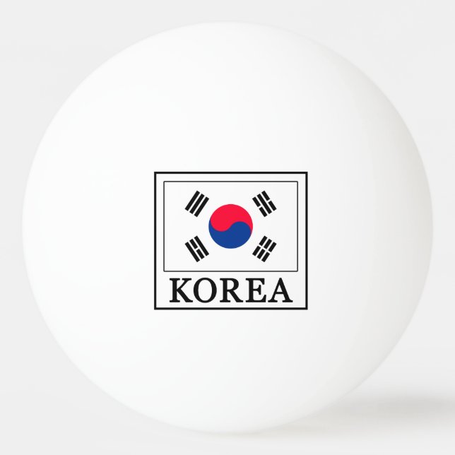 Korea Tischtennisball (Vorderseite)