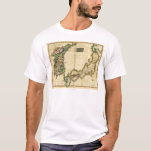 Korea und JapanPanoramic MapKorea und Japan T-Shirt
