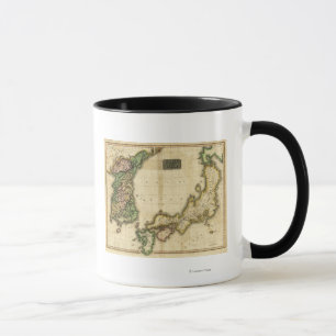 Korea und JapanPanoramic MapKorea und Japan Tasse