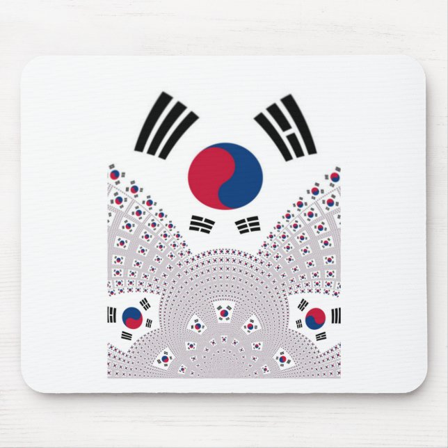 Korea Vibes: Eine Botschaft des Friedens Mousepad (Vorne)