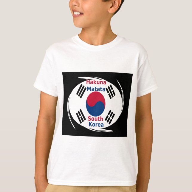 Korea Vibes: Eine Botschaft des Friedens T-Shirt (Vorderseite)