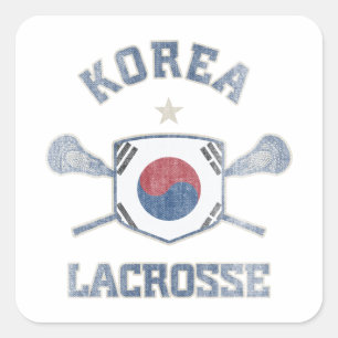 Korea-Vintage Quadratischer Aufkleber