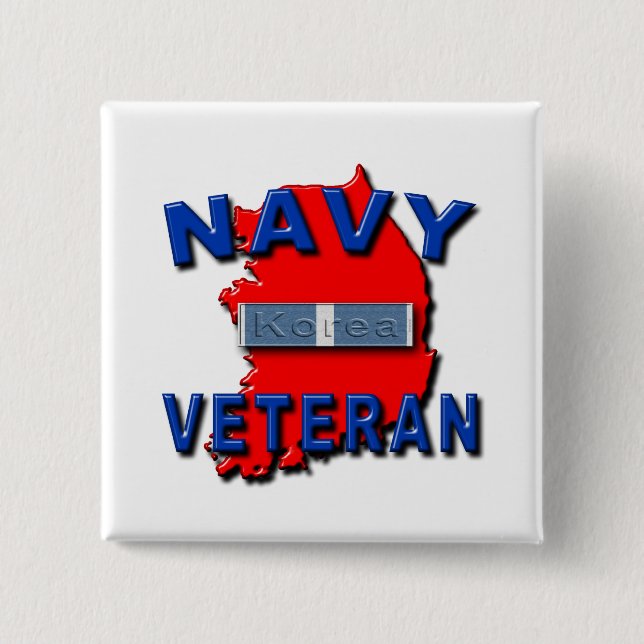 Koreakrieg-Veteranen-Service-Band, MARINE Button (Vorderseite)