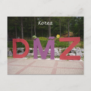 korean dmz postkarte
