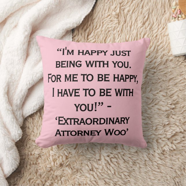Korean Drama Extraordinary Attorney Woo Quotes Kissen (Decke)