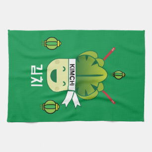 Korean Kimich Healthy Cabbage Food Probiotics Apr Geschirrtuch