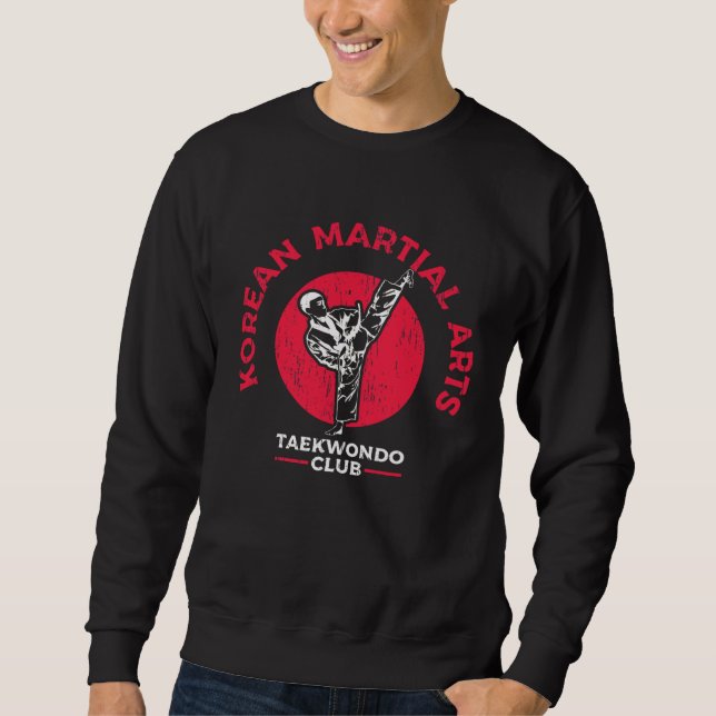 Korean Martial Taekwondo Club Sweatshirt (Vorderseite)
