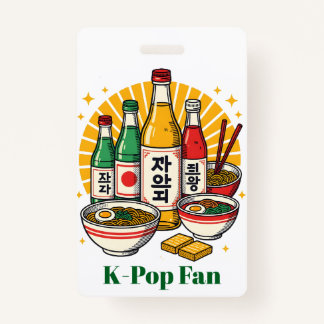 Korean Pop Culture Chest Print Ausweis