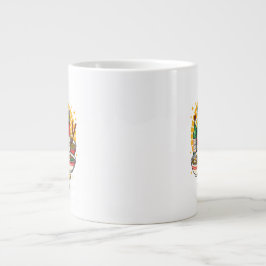 Korean Pop Culture Chest Print Espresso Cup Jumbo-Tasse