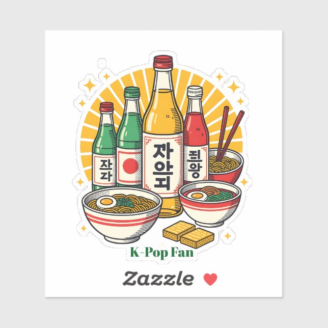 Korean Pop Culture Chest Print Printed Backpack Du Aufkleber (Blatt)