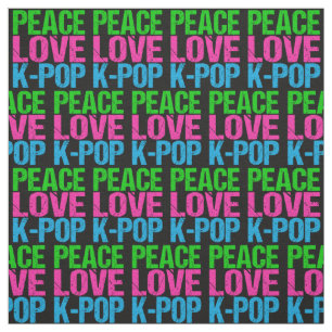 Korean Pop Music Peace Liebe K-Pop Stoff
