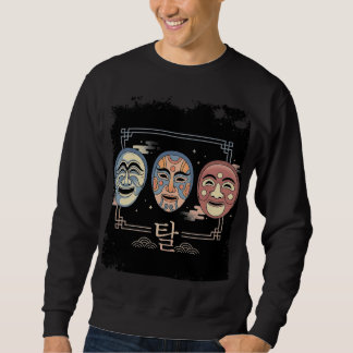 Korean Traditional Masks (Tal) Sweatshirt