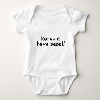 Koreaner haben Seoul Baby Strampler