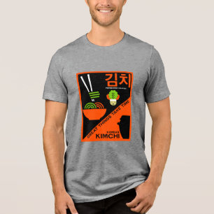 Koreanisch Kimchi Kitchen Art Tri-Blend Shirt