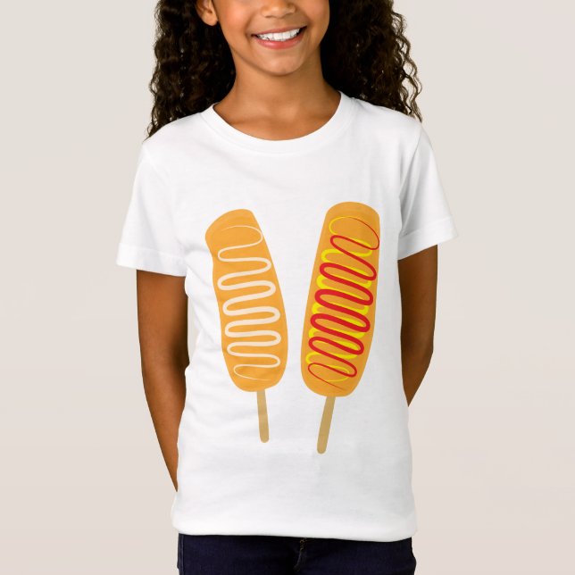 Koreanische Corn Dogs T-Shirt (Vorderseite)