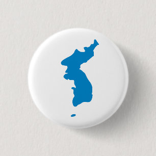 Koreanische Einheitenflagge Button