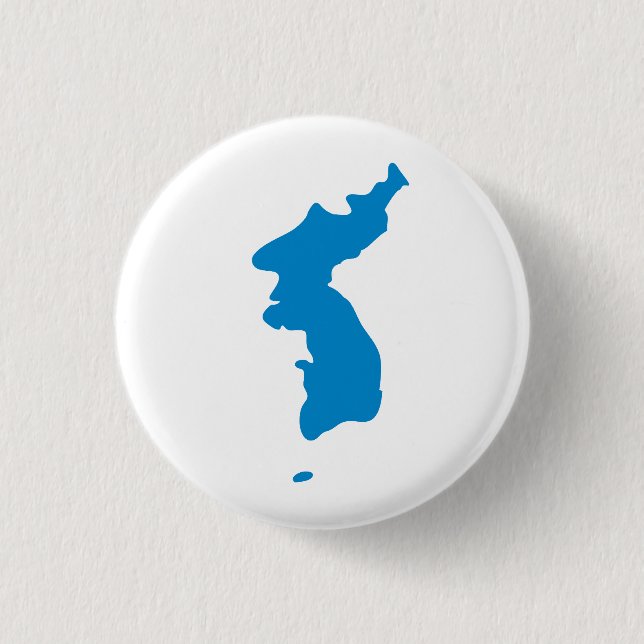 Koreanische Einheitenflagge Button (Vorderseite)