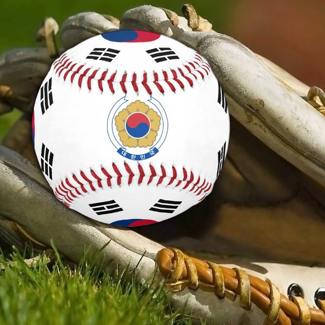 Koreanische Flagge / Südkorea Sport / Baseball Bal (Von Creator hochgeladen)