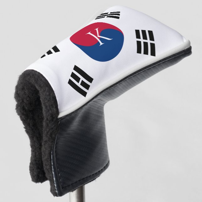 Koreanische Flagge Südkoreas Ummantelung des Golf- Golf Headcover (3/4 Vorderseite)