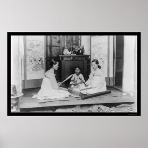 Koreanische Frauenmoräne 1910 Poster