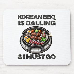 Koreanische Grillen Funny Korean Barbecue Food Lov Mousepad
