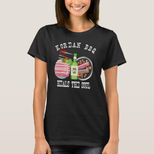 Koreanische GRILLEN und Soju heilen das Soul lusti T-Shirt