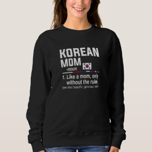 Koreanische Mutter-Definition für Frauen Muttert Sweatshirt