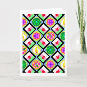 Koreanische Reiskuchen, süße Geburtstagskarte Karte