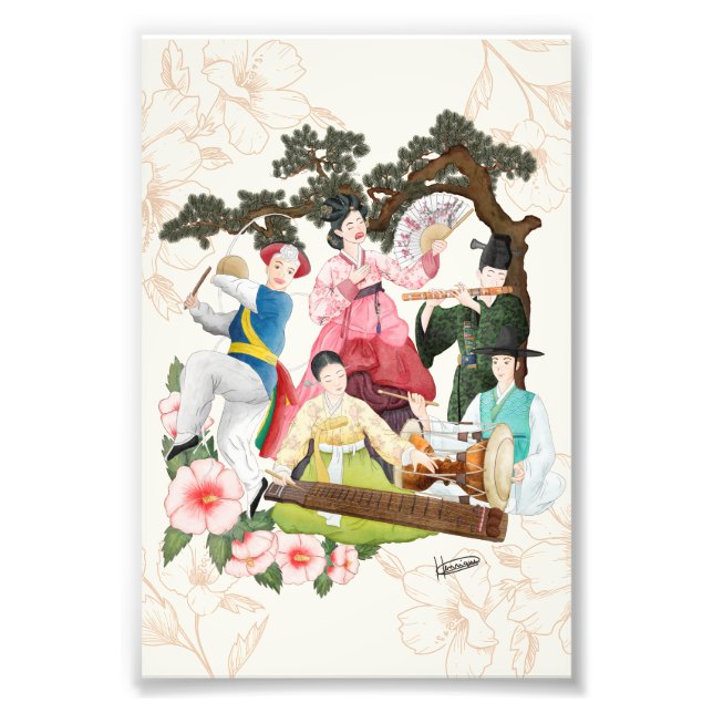 Koreanische Traditionelle Musik: Gugak (국 악) | FOT Fotodruck (Vorne)