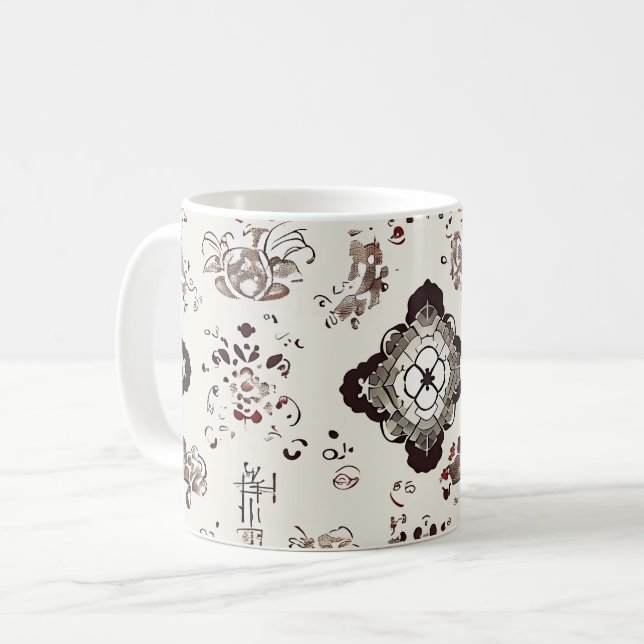 Koreanische traditionelle Tasse (Vorderseite Links)