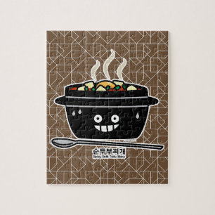 Koreanische würzige weiche puzzle