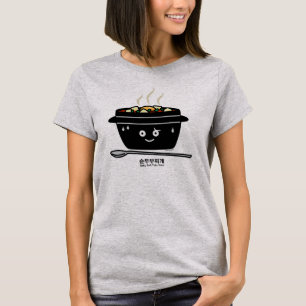 Koreanische würzige weiche T-Shirt