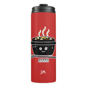 Koreanische würzige weiche thermosbecher
