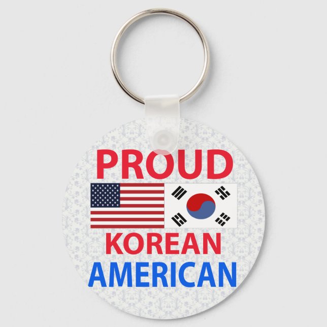Koreanischer Amerikaner Schlüsselanhänger (Vorderseite)