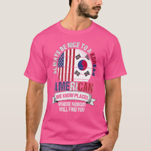 Koreanischer Amerikaner Wir kennen Orte, an denen  T-Shirt