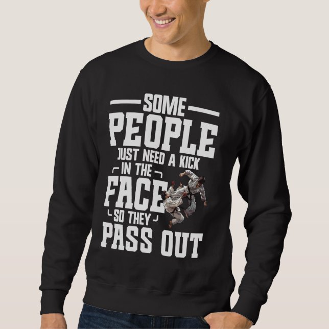 Koreanischer Hapkido Uniform Martial Arts Stuff Be Sweatshirt (Vorderseite)