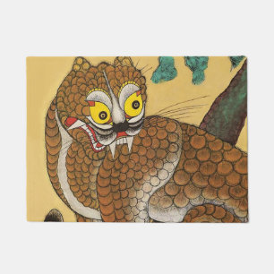 Koreanischer hässlicher Tiger Minhwa Fußmatte