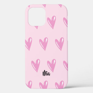 Koreanischer K-Pop Black Pink Herz iPhone 12 Pro Hülle