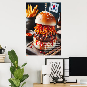 Koreanischer Komfort: Bulgogi Indulgence 24x36 Poster