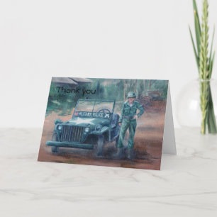 Koreanischer Kriegsheld Danke, dass Sie Karte habe