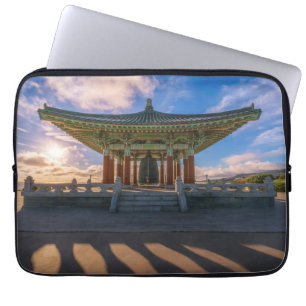 Koreanischer Pavillon-Laptop-Schutzhülle Sunset Laptopschutzhülle