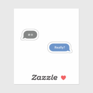 Koreanischer Slang Chat Bubble ㄹ ㅇ Aufkleber