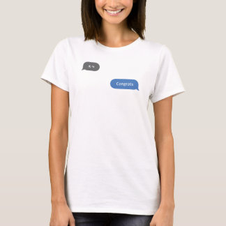 Koreanischer Slang-Chat-Bubble ㅊ ㅋ Glückwunsch T-Shirt