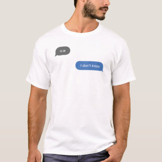 Koreanischer Slang Chat Bubble Ich kenne ㅁ nicht ㄹ T-Shirt