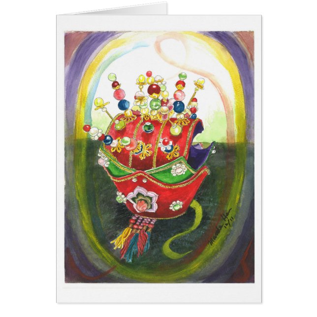 Koreanischer traditioneller Kopfschmuck (Vorne)