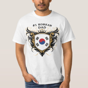 Koreanischer Vater der Nr.-eine T-Shirt